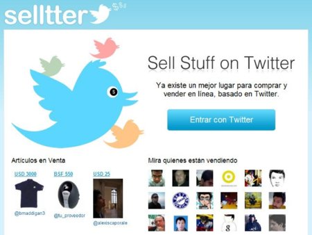 Selltter, para comprar y vender artículos desde Twitter