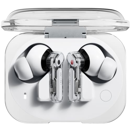 Nothing Ear (3a) Auriculares Cancelación Ruido, 45dB Hybrid ANC, Hi-Res Audio, 12mm Bass Boost, 6 Mics, Bluetooth Dual Connect para Deporte, Viajes, Trabajo