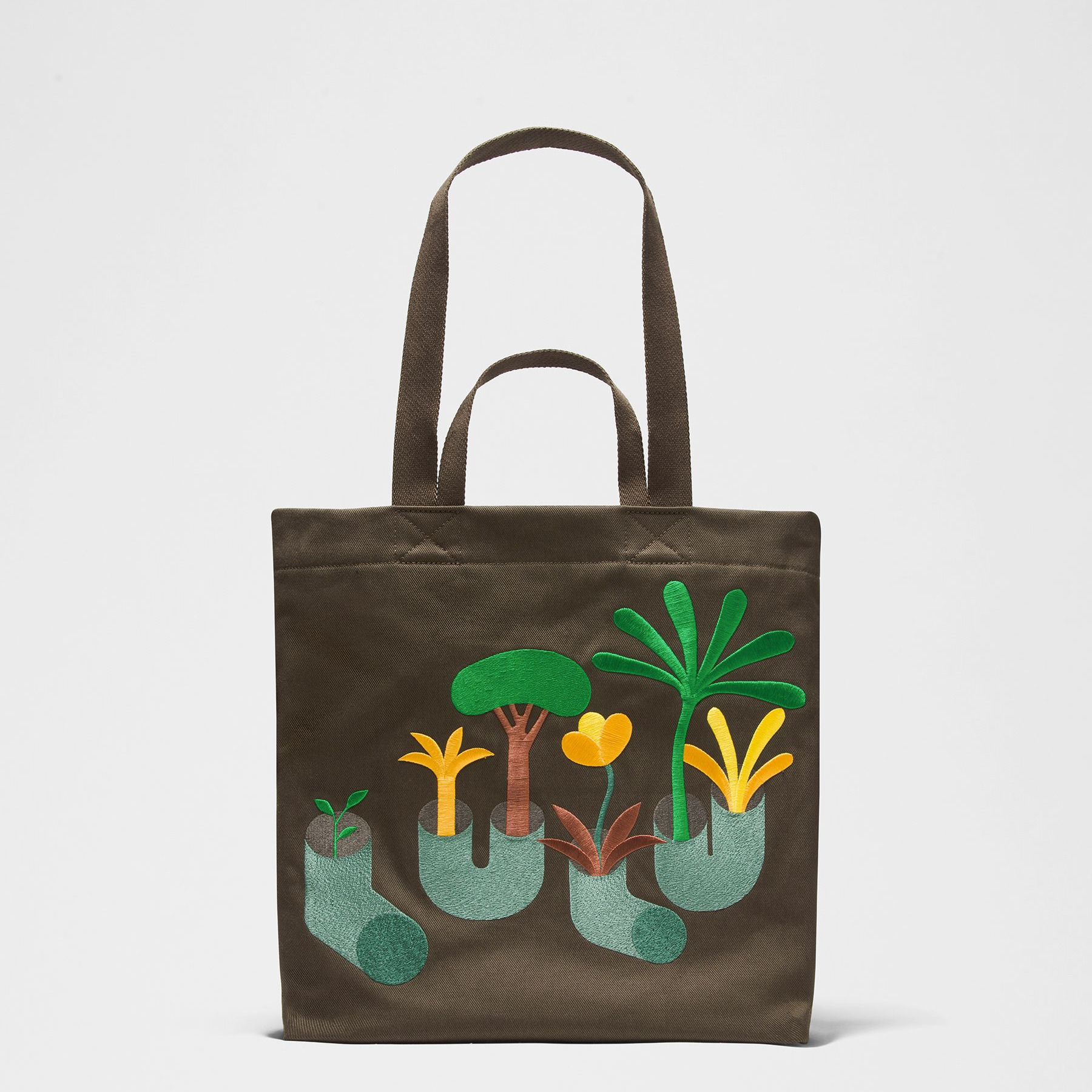 Bolso tote lululemon x Geoff McFetridge de lona con doble asa, 17 l 