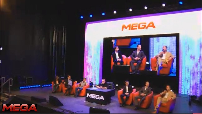 Rueda de prensa de MEGA