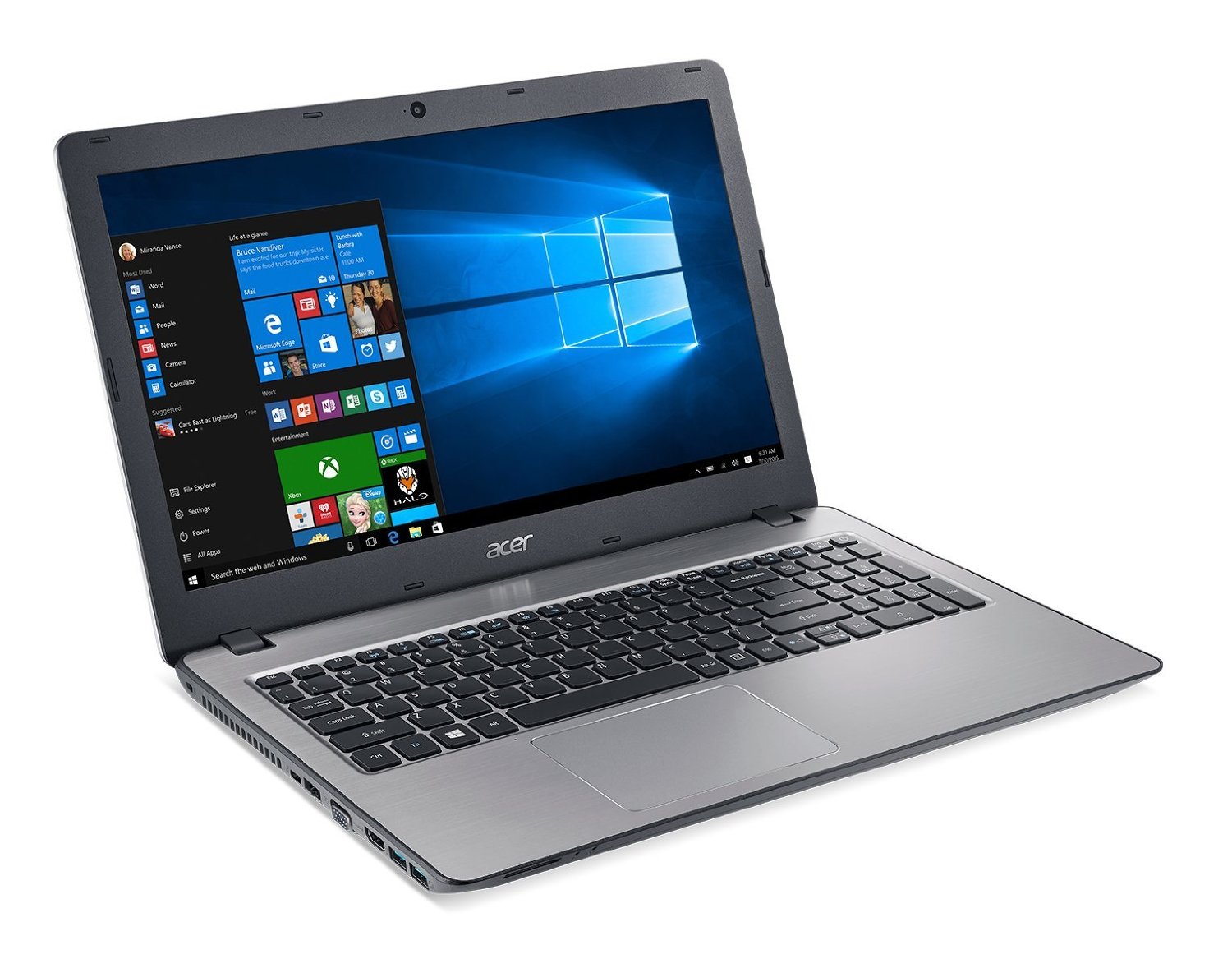 Portátil Acer Aspire F15, con Core i7, 8GB RAM y SSD, por 799 euros