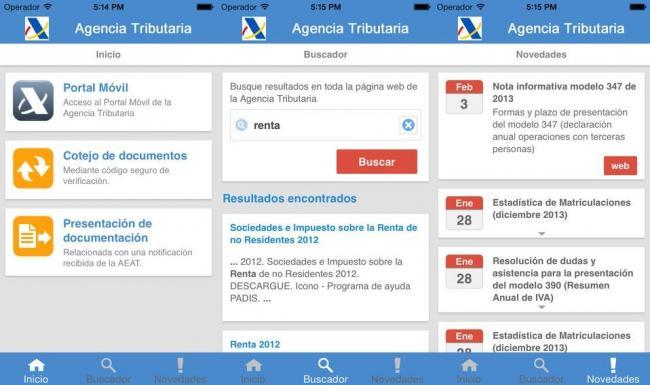 Aplicaciones de la Agencia Tributaria para realizar y presentar la ...