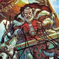 Loco, pero canon: el Papá Noel de DC Comics se cuela cada año en Apokolips para dejarle carbón a Darkseid