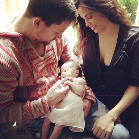 Me muero de ternura con Channing Tatum presentando a su nena