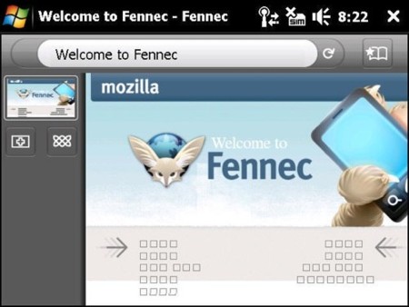 Primeras capturas de Firefox para Windows Mobile