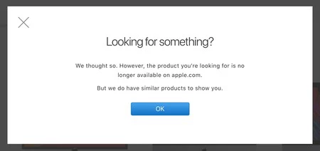 Apple Storeオンラインが見つかりません