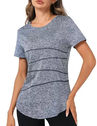 Terecey Camiseta Deportiva Mujer Manga Corta
