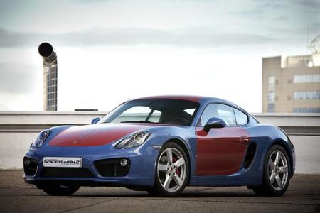 Porsche Cayman Spiderman