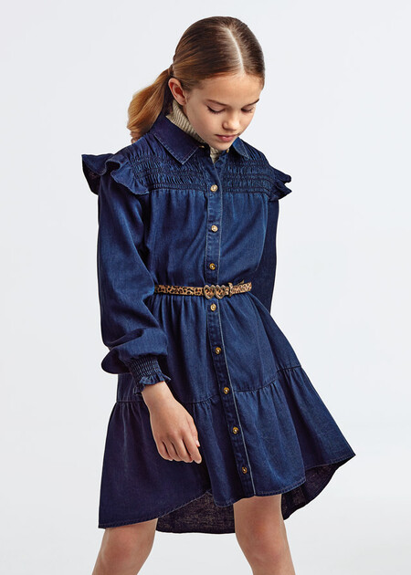 Vestido Vaquero Coleccion Mayoral Otono 2022 Chica