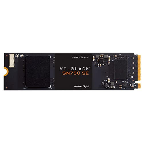 WD_BLACK SN750 SE 500GB M.2 2280 PCIe Gen4 NVMe Gaming SSD up to 3600 MB/s read speed