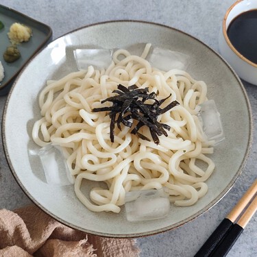 Zaru udon, así se comen los fideos udon fríos en Japón en verano 