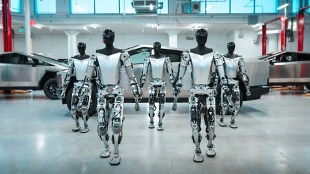 tesla robots