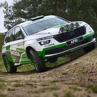 El Skoda Kamiq más apetecible se llama Afriq, y es un SUV que te sirve vasos de agua mientras estás de rally