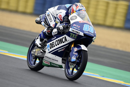 Jorge Martín se lleva la pole en Moto3 con la lluvia como protagonista inesperada