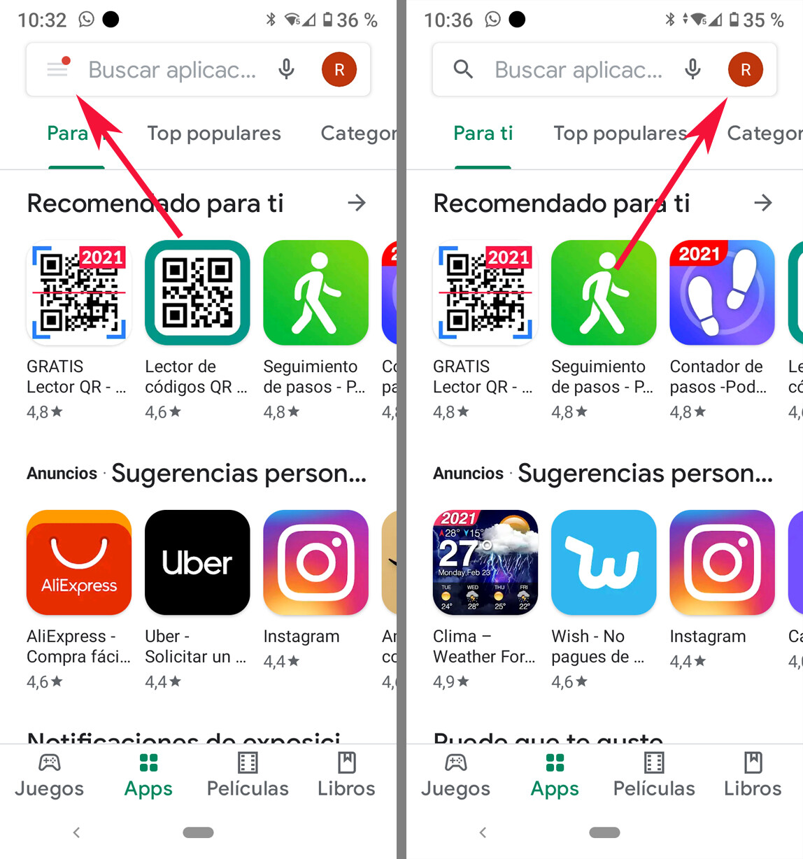 Google Play se renueva: la tienda de apps de Android pierde el menú ...