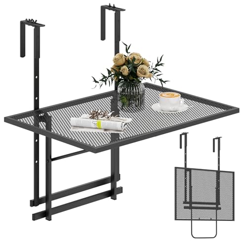 GIANTEX Mesa de Balcón Plegable