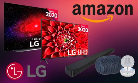 Ofertas en televisión y audio de LG: Amazon te da los mejores precios de la semana en smart TVs, barras de sonido, altavoces y auriculares