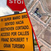 Me quiero mudar a Zaragoza solo para vivir en el barrio con las mejores direcciones del mundo: la calle Gran Turismo, o la Avenida Súper Mario Bros, la esquina de Tetris con La Leyenda de Zelda...