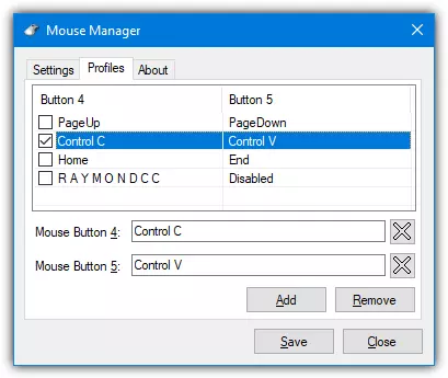 Mouse Manager