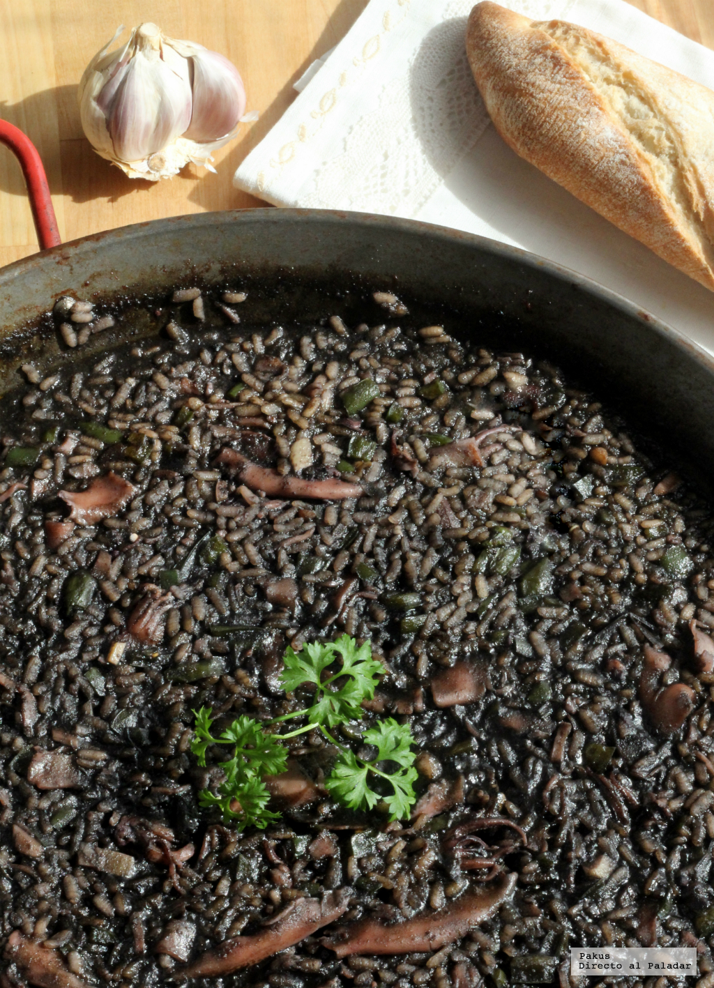 Las recetas de nuestros padres: Arroz negro con chipirones
