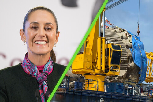 Sheinbaum Cohete Spacex