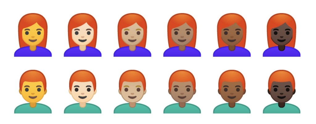 Emoji Redheads Android P Beta Emojipedia