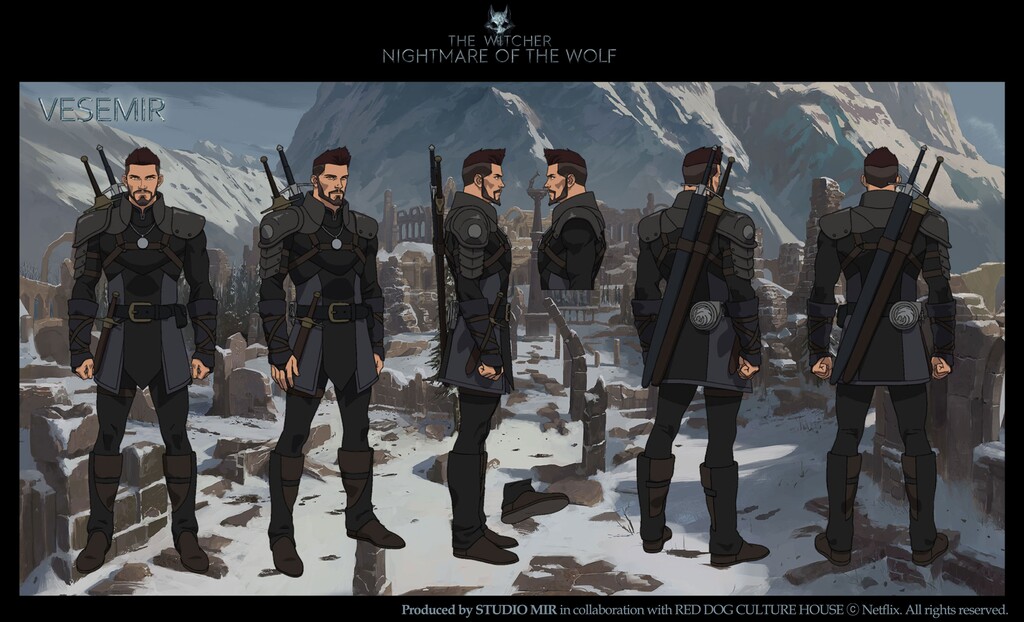 The Witcher La Pesadilla Del Lobo Personajes