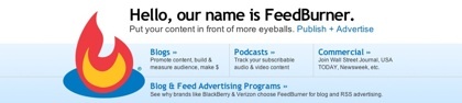 FeedBurner y Measure Map migrarán a las cuentas de Google con importantes mejoras