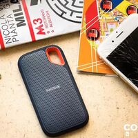 El disco SSD portable más vendido de Amazon es muy veloz y cuesta muy poco: SanDisk Extreme Portable SSD V2 de 500 GB por sólo 99,99 euros