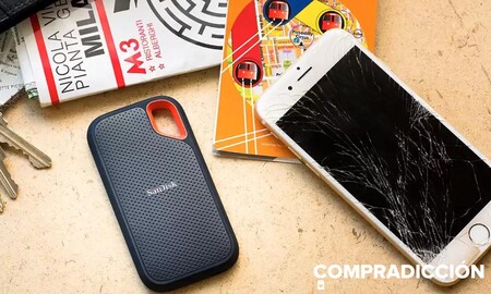El disco SSD portable más vendido de Amazon es muy veloz y cuesta muy poco: SanDisk Extreme Portable SSD V2 de 500 GB por sólo 99,99 euros