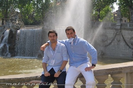 Con Javier Romagosa en Italia (2010)