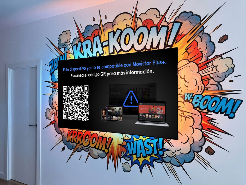 Movistar Plus+ está avisando a sus clientes: si te sale esto en pantalla, tu tele ya no sirve para ver los canales