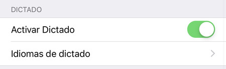 Activar Dictado Iphone