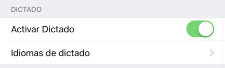 Activar Dictado Iphone