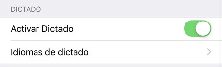 iPhoneディクテーションを有効にする
