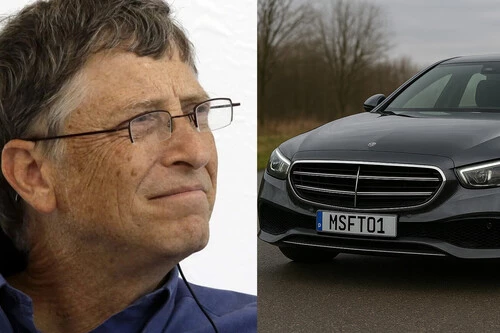 Bill Gates Matricula Coche