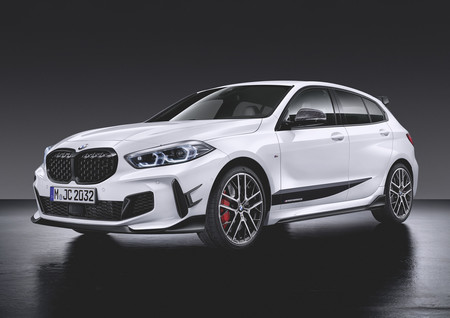 Así luce el BMW Serie 1 2019 con sus accesorios M Performance, disponibles desde el lanzamiento