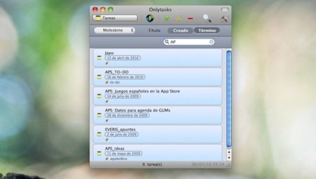 Onlytasks, otra forma para gestionar tus tareas con Evernote desde Mac OS X