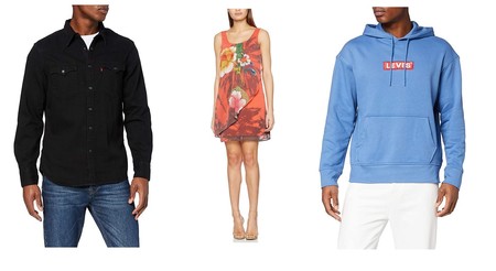 Chollos en tallas sueltas de sudaderas, camisas y vestidos de marcas como Desigual, Levi's o Dickies en Amazon