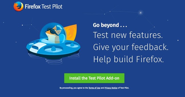 Firefox Test Pilot