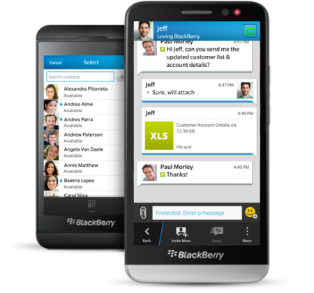 BlackBerry presenta BBM Protected, seguridad extra para la empresa