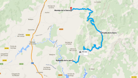 Robledillo de la Jara - Puebla de la Sierra - Montejo de la Sierra