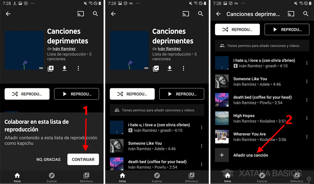 YouTube Music: cómo crear listas de reproducción colaborativas, en las ...