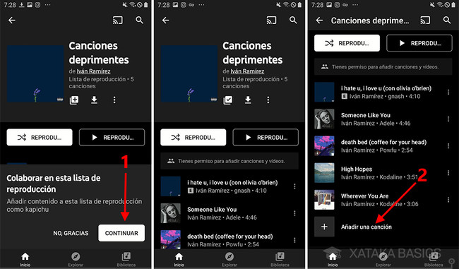 YouTube Music: cómo crear listas de reproducción colaborativas, en las ...