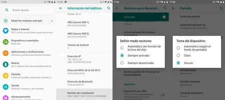 Android Pieで永久ダークモードを有効にする