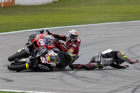 Johann Zarco repite como piloto con más caídas en MotoGP 2020 por delante de Álex Márquez