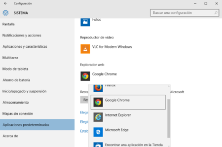 Navegador Defecto Win10