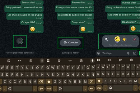 Chats de audio en los grupos de WhatsApp