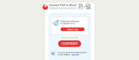 Convertii: convierte documentos PDF a Word automáticamente y desde Dropbox