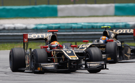 James Calado Esteban Gutierrez Sepang GP2